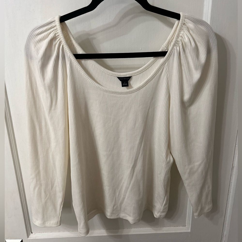 Ann Taylor Ribbed Shirt - Picture 4 of 5
